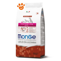 Sacco crocchette Monge agnello riso patate 2,5kg