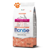 Sacco crocchette Monge salmone e riso 2,5kg