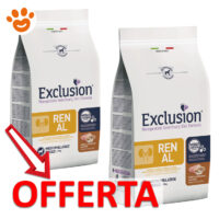 Offerta su crocchette Exclusion Renal per cani