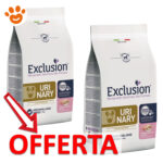 Offerta crocchette Exclusion Urinary per cani