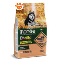 Sacco crocchette Monge BWild Grain Free cane