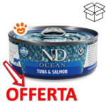 Lattina N&D Ocean tonno e salmone offerta