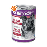 Lattina cibo per cani Gemon manzo e fegato