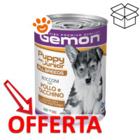 Lattina Gemon Puppy Junior pollo e tacchino offerta