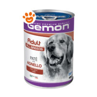 Lattina cibo per cani Gemon paté agnello