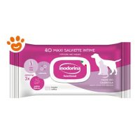 Inodorina Dog&Cat Salviette Funzionali Intime con Malva Bio e Calendula