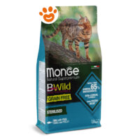 Sacco crocchette gatto Monge BWild grain free