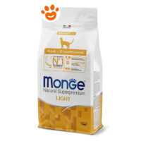 Sacco crocchette Monge Light al tacchino per cani