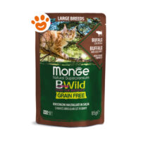 Bustina cibo per gatti Monge BWild bufalo