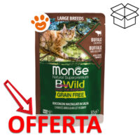 Busta cibo gatto Monge BWild grain free