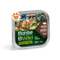 Vaschetta Monge BWild gatto grain free bufalo