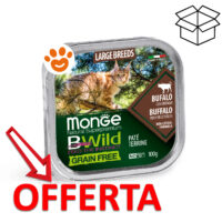 Vaschetta cibo per gatti Monge BWild grain free