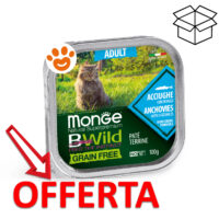 Vaschetta cibo gatto Monge Bwild in offerta