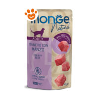 Busta Monge Natural tonnetto con manzo gatto