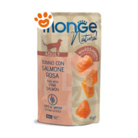 Bustina Monge Natural gatto tonno e salmone rosa