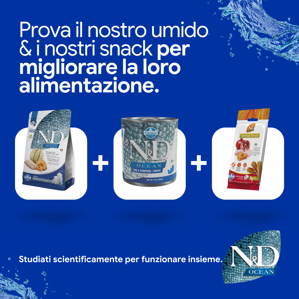 Prodotti ND Ocean per alimentazione cane