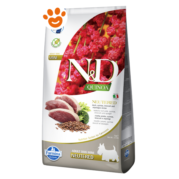Sacco crocchette N&D Quinoa cane mini sterilizzato