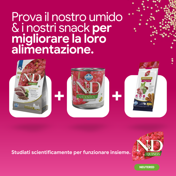 Linea pet food ND Quinoa Neutered