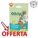Offerta biscotti ripieni sterilized per gatti Oasy