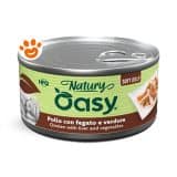 Cibo umido per gatti pollo fegato verdure