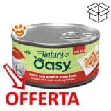 Cibo umido per gatti pollo anatra verdure offerta