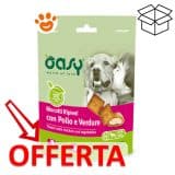 Biscotti per cani con pollo e verdure in offerta
