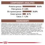 Componenti analitici e ingredienti di mangime per animali