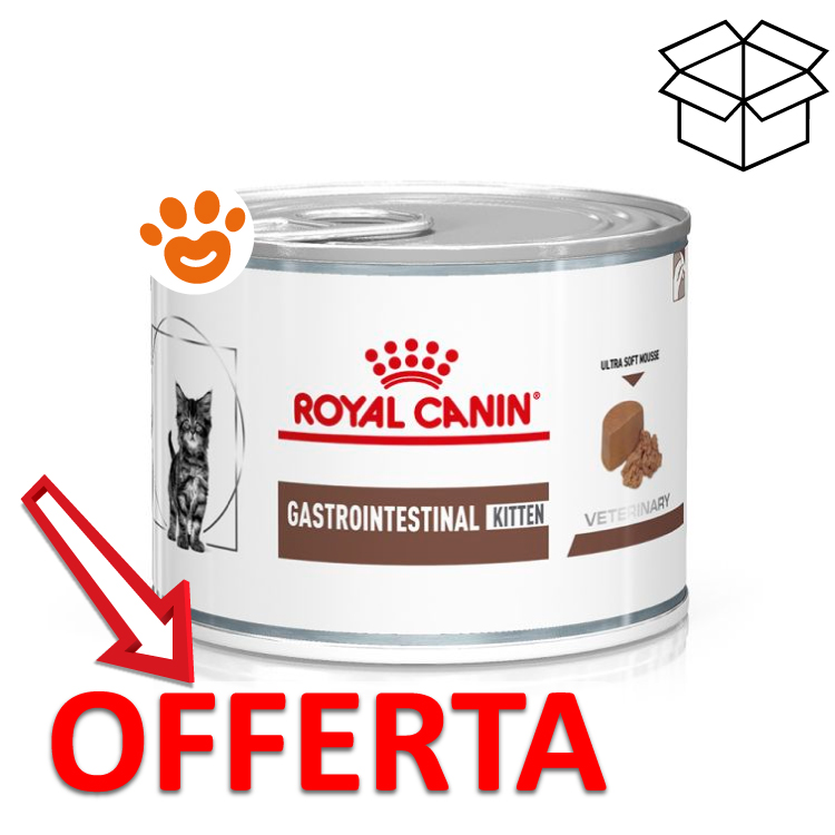 Lattina Royal Canin Gastrointestinal Kitten in offerta
