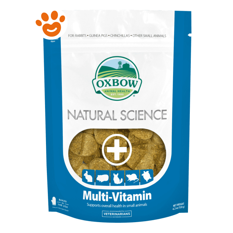 Confezione Oxbow Natural Science Multi-Vitamin per piccoli animali