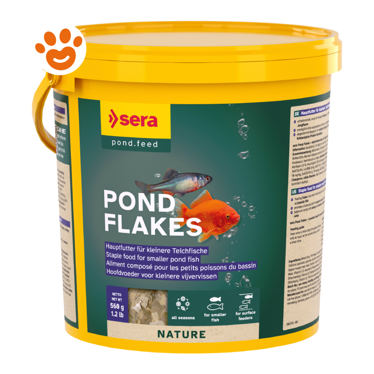 Secchio mangime Sera Pond Flakes per pesci