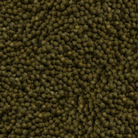 Primo piano di pellet per mangime