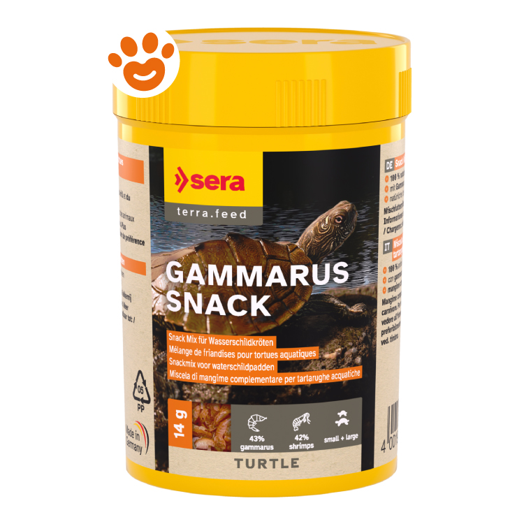 Barattolo Sera Gammarus Snack per tartarughe