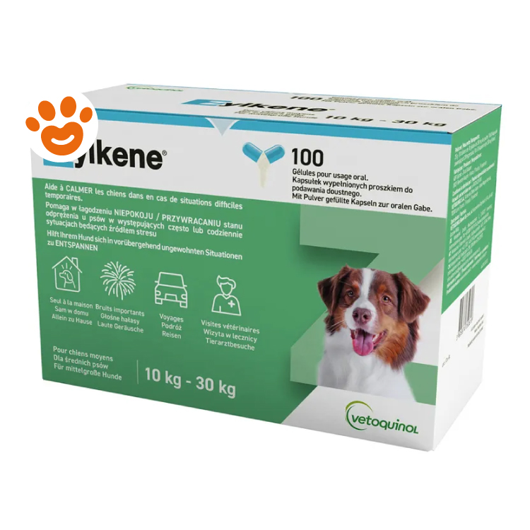 Confezione Zylkene 100 capsule per cani 10-30 kg