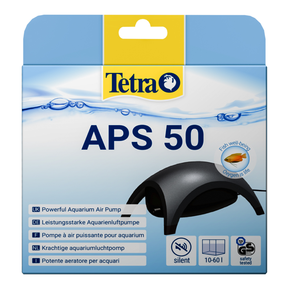 Confezione pompa aria per acquario Tetra APS 50