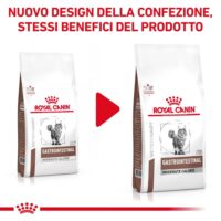 Confronto tra vecchia e nuova confezione Royal Canin Gastrointestinal