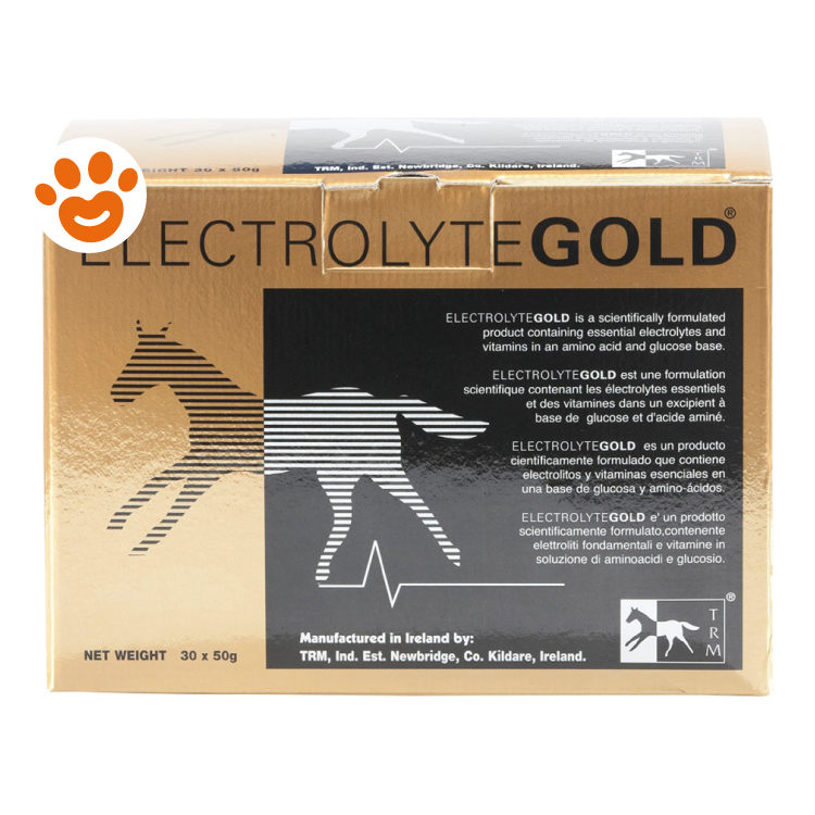 Confezione Electrolyte Gold per cavalli