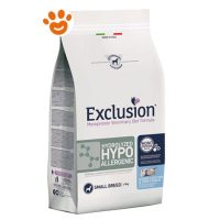 Exclusion Dog Hydrolyzed Hypoallergenic Adult Small Breed Pesce e Amido di Mais
