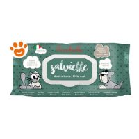 Ferribiella Dog & Cat Salviette Detergenti Muschio Bianco