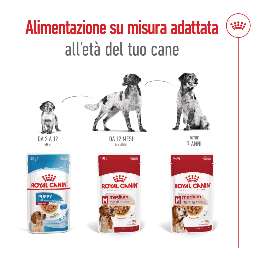 Cibo Royal Canin per cane per età