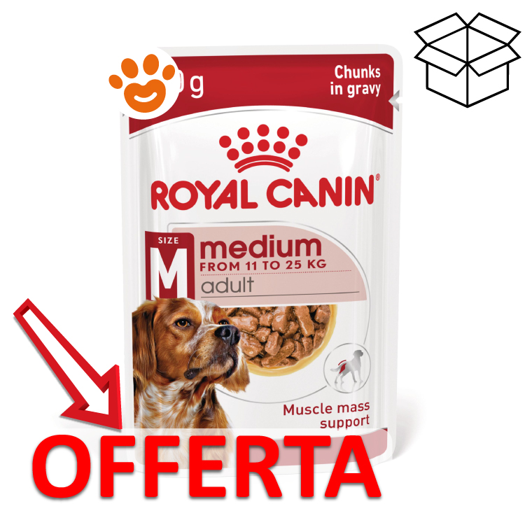 Offerta cibo umido Royal Canin Medium Adult