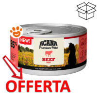 Lattina ACANA Premium Paté manzo per gatti