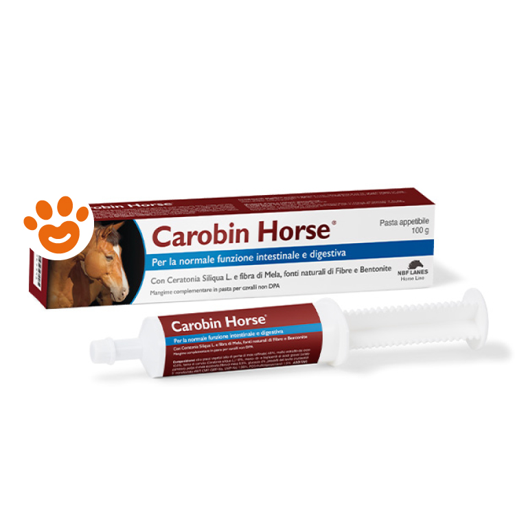 Confezione Carobin Horse pasta appetibile per cavalli