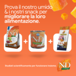 Prodotti N&D Pumpkin per l’alimentazione del cane