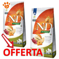 Offerta crocchette cane N&D Pumpkin anatra