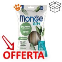 Snack cane Monge salmone con salvia in offerta