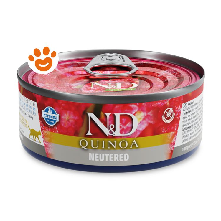 Lattina cibo umido N&D Quinoa Neutered