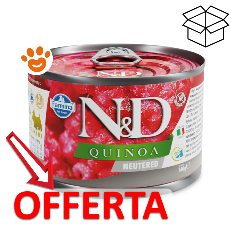 Lattina Farmina N&D Quinoa Neutered in offerta