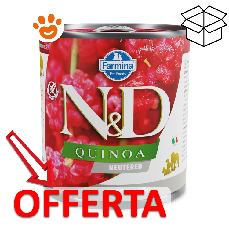 Lattina Farmina N&D Quinoa Neutered in offerta