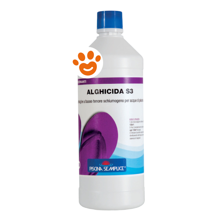 Flacone di algicida S3 per piscina