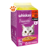 Confezione Whiskas Pranzetti cibo umido per gatti